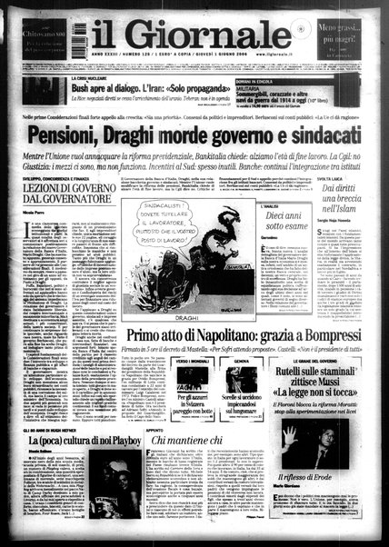 Il giornale : quotidiano del mattino